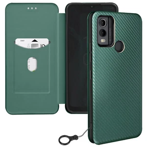 Avizar Case for Nokia C22 Card holder with wrist strap Video holder, Dark Green - Picture 1 of 5