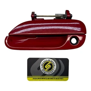 99-05 Mazda Miata OEM Left LH Driver Outside Door Handle Classic Red #5 - Picture 1 of 2