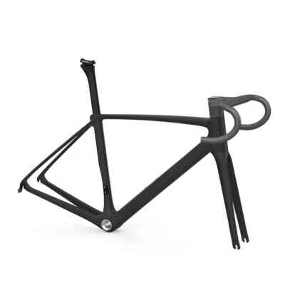 Carbon Fiber Rim Brake Road Bike Frame Bicycle Frameset Internal Cable Routing - Image 1 of 4