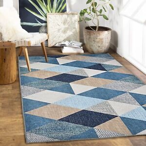 Thermoplastic Rubber Carpet/Rug With 3D Jet Printed, Anti Slip, Rectangle,4x6 ft