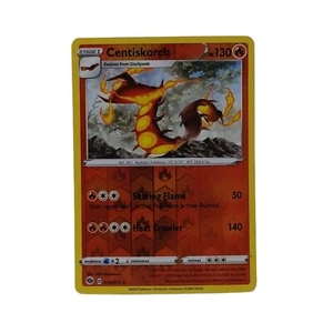 Pokemon Champions Path Centiskorch Holograma Inverso Tarjeta Rara 010/073 Casi Nuevo - Imagen 1 de 2