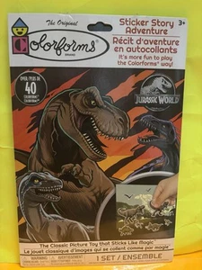 Colorforms Jurassic World Sticker Story Adventure Set NEW Sealed FREE SHIPPING - Picture 1 of 2