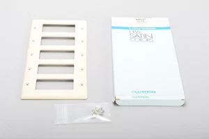 Lutron SC-5-BL 5-Gang Wallplate Decorator Style - Fair Condition - Picture 1 of 5