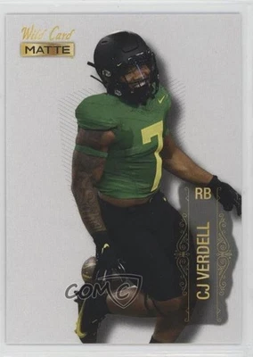 2022 Wild Card MATTE White CJ Verdell #MB-19 Rookie RC - Image 1 of 2