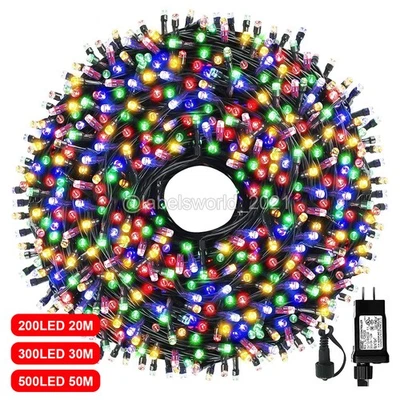 Multicolor 200/300/500 LED Christmas String Lights Waterproof Christmas Lights - Image 1 of 4