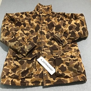 Cabela's Duck Camo Insulated Hunting Jacket Coat Waterproof Men's Large Hweight - Picture 1 of 12