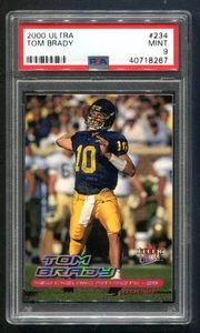 2000 Fleer Ultra Tom Brady RC #234 PSA 9 MINT - Bild 1 von 2