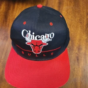 Vintage 90s Chicago Bulls Hat Snapback One Size Twins Enterprise NBA Basketball - Picture 1 of 6