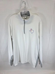 Puma Activewear Golf Sweatshirt Herren Large weiß Fleece gefüttert Performance 1/4 Zip - Bild 1 von 7