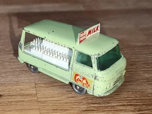 COMMER MILK FLOAT VAN BUS VERDE MATCHBOX SERIES Nº21 INGLATERRA DE 1961-1967 - Imagen 1 de 4