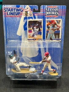 1997 Kenner Starting Lineup Classic Doubles Ken Griffey / Ken Griffey Jr. - Picture 1 of 2