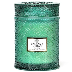 Winter Large Candles, Balsam & Cedar Candle, 19oz Large Candles for Winter Ho... - Bild 1 von 7