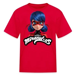 Miraculous Merchandise Ladybug With Logo Kid's T-Shirt - Picture 1 of 7