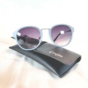 Women Retro Cat Eye Sunglasses with Metal Frame Grey Lens, Size 53mm - Picture 1 of 14