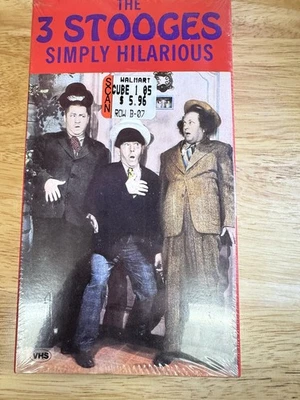 The Three Stooges - Simply Hilarious (VHS) BRAND NEW SEALED - Image 1 of 2