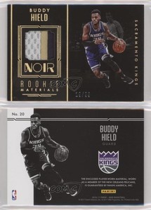 2016-17 Panini Noir Rookie Materials Color Prime /99 Buddy Hield #20 Rookie RC