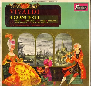 PIERO SANTI, VIVALDI "4 CONCERTI" LP 1966 TURNABOUT TV 34025S STEREO - Picture 1 of 3