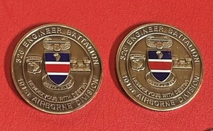 101st Airborne Div 326th Air Assault Engineer Battalion Armee Challenge 2 Münzen - Bild 1 von 5