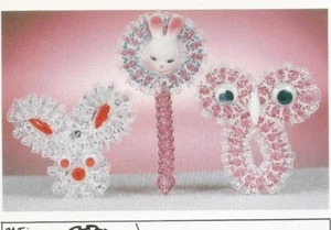 Holiday Bead Craft Patterns Bride Bridesmaid Halloween Christmas Ornaments L35 - Picture 1 of 12