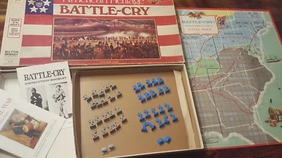 MB American Heritage Battle-cry Board Game 1975  - Image 1 of 4
