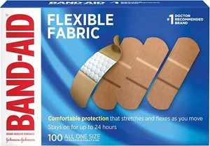Vendajes de curita tela flexible 1" x 3" 100ct - Imagen 1 de 1