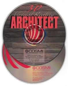 3D Virtual Reality Architect (2PC-CD-ROMs, 1997) for Windows - NEW CDs in SLEEVE - Picture 1 of 3