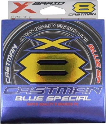Línea de Pesca X-Braid CASTMAN BLUE-SP X8 300m YGK Super Calidad 8 Trenzado PE Foto 1 de 2