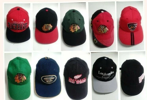 NHL Hockey Hat YOU CHOOSE blackhawks red wings kings predators flyers snapback Cover