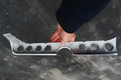 1963 Mercury Marauder Monterey instrument cluster  dash bezel chrome trim panel Foto 1 de 4