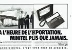 Publicite Advertising 106  1988   France Telecom  ( 2P) Le Minitel Paquebot Merc