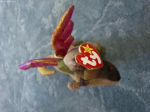 TY BEANIE BABY RARE RETIRED SCORCH THE DRAGON 1998 - Picture 1 of 5