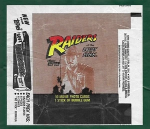 1981 Topps RAIDERS OF THE LOST ARK Trading Card Wax Wrapper - Max S&H $.99 - Picture 1 of 1