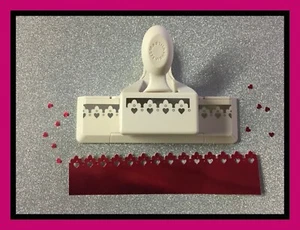 Martha Stewart EMBOSSED TREFOIL HEART Punch. 💕 #2 ***see photos - Picture 1 of 8