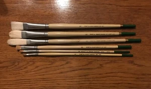 Lot of 6 Signet by Robert Simmons NYC Artist Paint Brushes Series 40F 42 43 65B - Picture 1 of 5