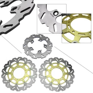 Front Rear Brake Disc Rotor for Suzuki GSXR 600 750 2008-2012 1000 2009-2011 10 - Picture 1 of 10