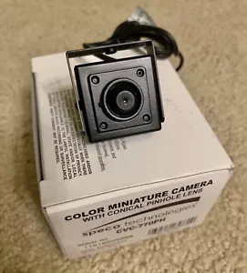 SPECO TECHNOLOGIES CVC770PH COLOR MINIATURE CAMERA WITH CONICAL PINHOLE LENS - Picture 1 of 5