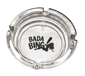 The Sopranos Bada Bing Strip Club Bar Restaurant Quality Thick Glass Ashtray - Picture 1 of 5