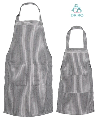 DRIRO Juego de 2 Delantales de Cocina Mommy & Me para Adultos y Niños Delantal Foto 1 de 3