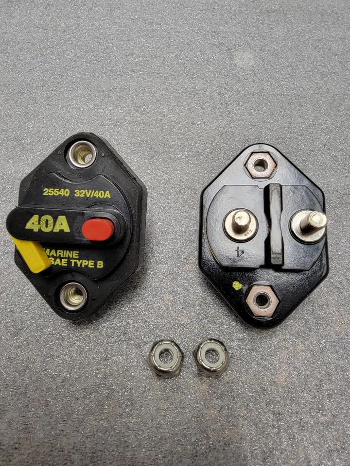 BUSSMAN BY EATON 25540 CIRCUIT BREAKER 32V 40A - BRAND NEW; QUANTITY (1)