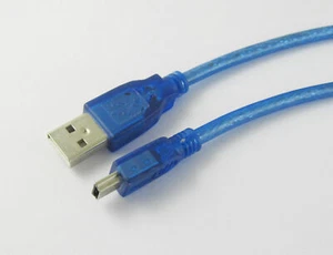 USB 2.0 A Male To Mini USB 5 Pin Male Adapter Data Extension MP4 MP3 Cord Cable - Picture 1 of 2