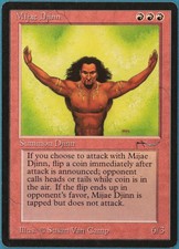 Mijae Djinn Arabian Nights NM Red Rare MAGIC MTG CARD (ID# 240668) ABUGames