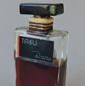 Vintage TABU by Dana Perfumes Paris - New York ~ 1 Fl Oz Flacon * Unopened - Picture 1 of 6
