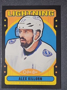 21-22 O-Pee-Chee Alex Killorn Black Retro #/100 π¨π¨π¨ Tampa Bay Lightning - Picture 1 of 2