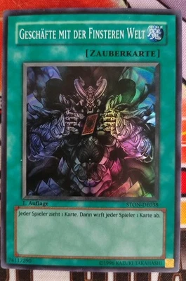 GESCHÄFTE MIT DER FINSTEREN WELT - STON-DE038 Super Rare / 1. Auflage Near Mint  - Bild 1 von 4