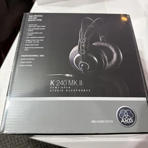 AKG K240MKII Over the Ear Headphones - Black. New Sealed In Box. Free Shipping - Picture 1 of 3