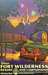 Disney's Fort Wilderness Campground Paper Poster 210 GSM (No Frame) 2025 - Picture 1 of 9