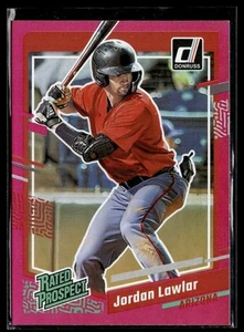 2023 Donruss #47 Jordan Lawlar Holo Pink - Picture 1 of 2