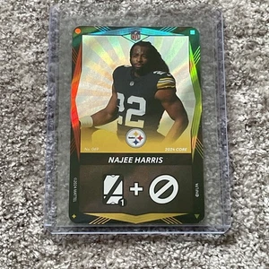 2024 Mattel UNO Elite NFL - WILD Card 4 Color Foil SSP - Najee Harris - Picture 1 of 2