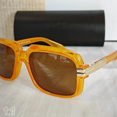Gafas de sol tintadas CAZAL LEGENDS mujeres hombres gafas de lujo naranja y dorado Foto 1 de 4