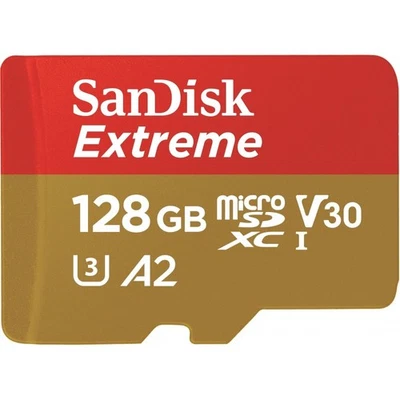 SanDisk Extreme 128 GB MicroSDXC - Immagine 1 di 2